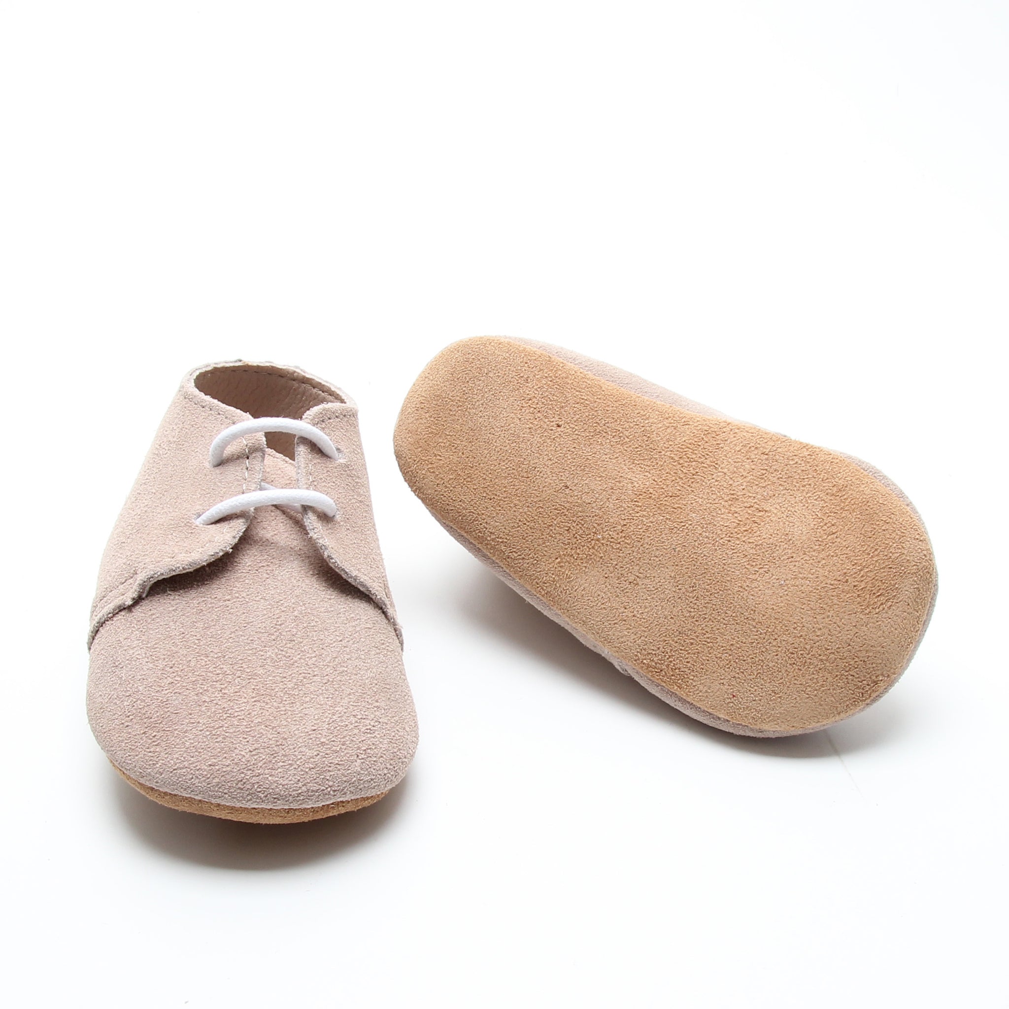 Leather Oxford Baby Shoes | Ivory