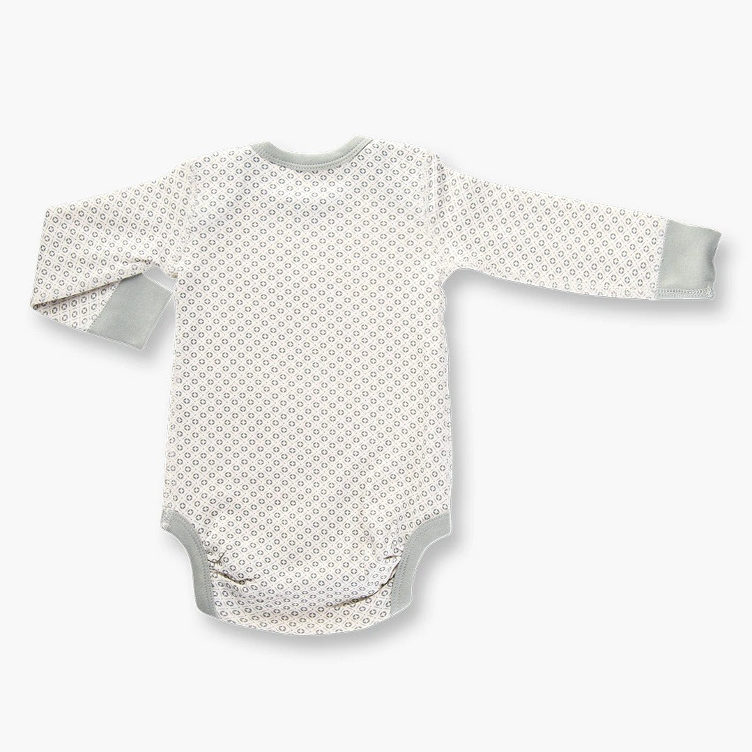 Dove Grey Long Sleeve Bodysuit | Sapling Child