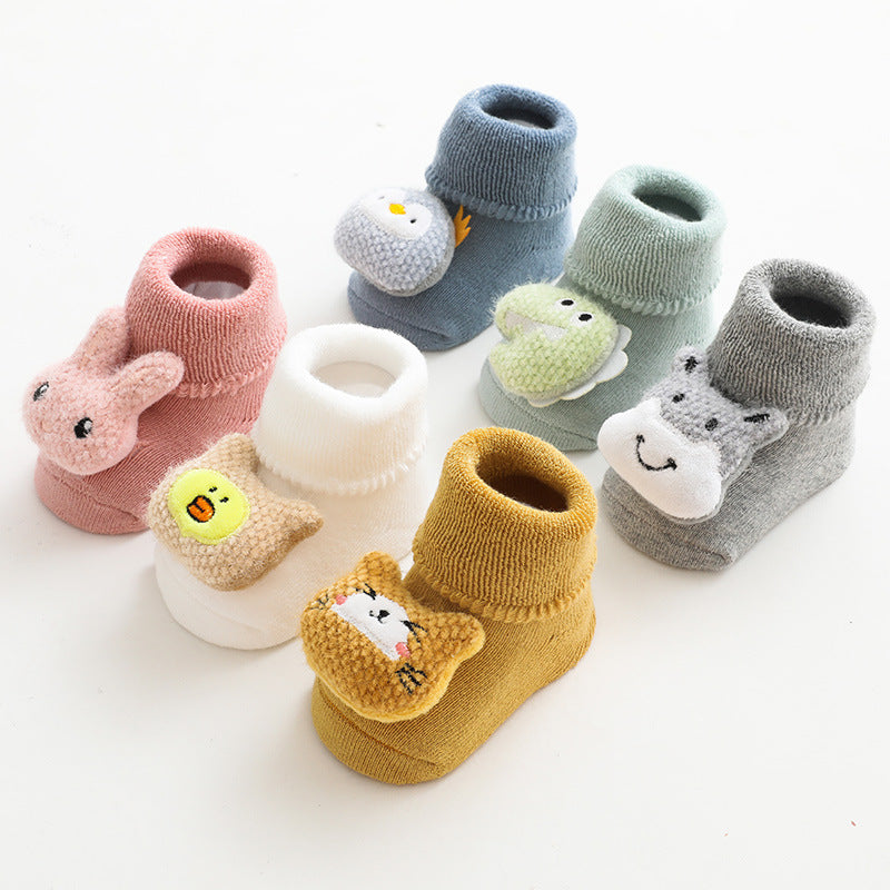 Cute Non- Slip Baby Socks | Cow