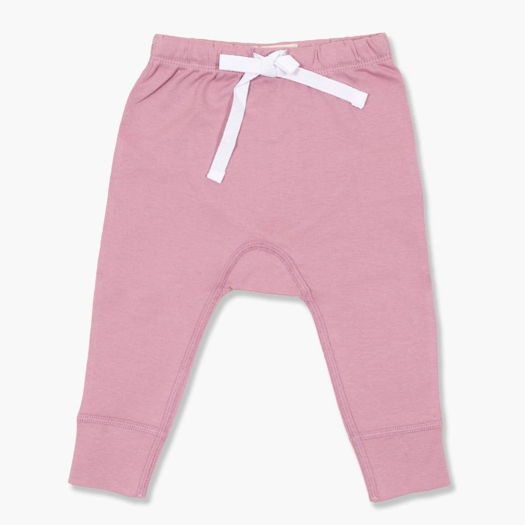 Sage Flower Pink Heart Pants | Sapling Child
