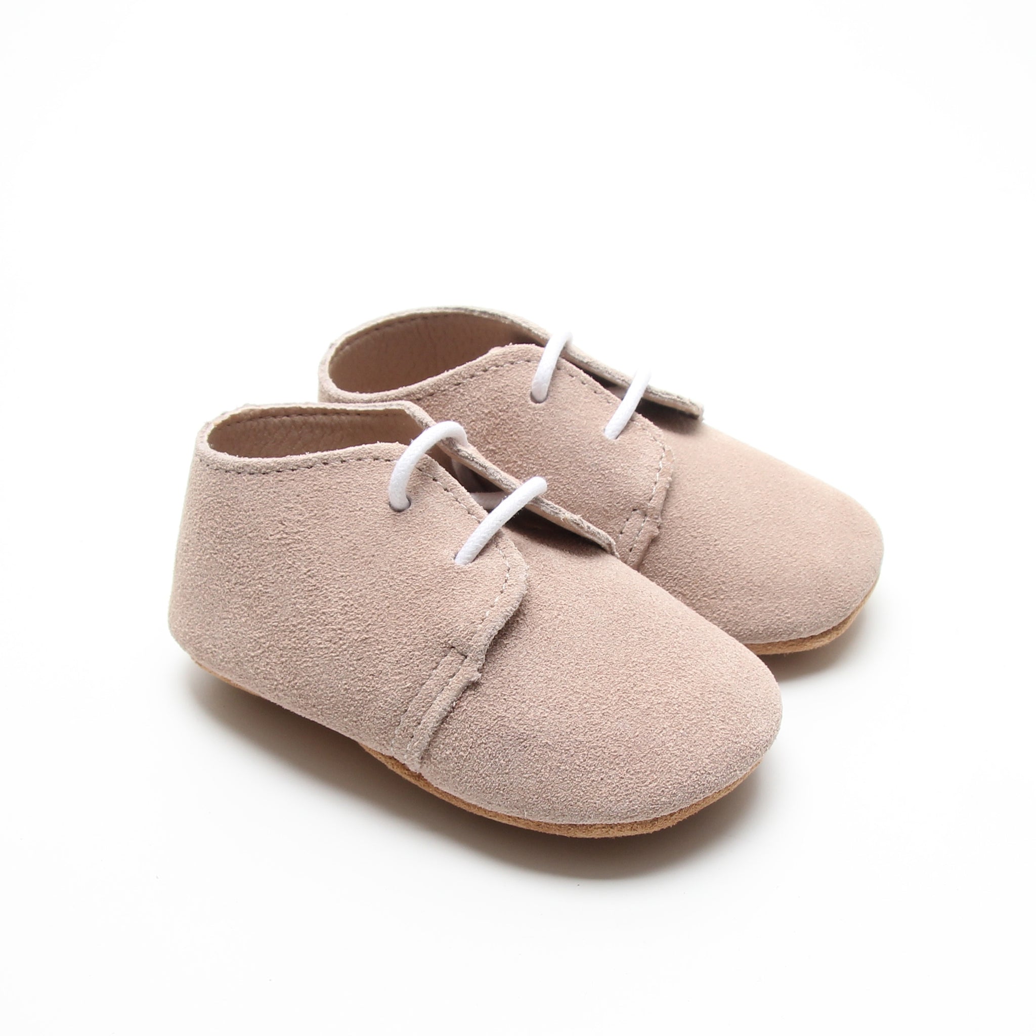 Leather Oxford Baby Shoes | Ivory